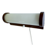 Art Deco Wood Glass Wall Light Bedside