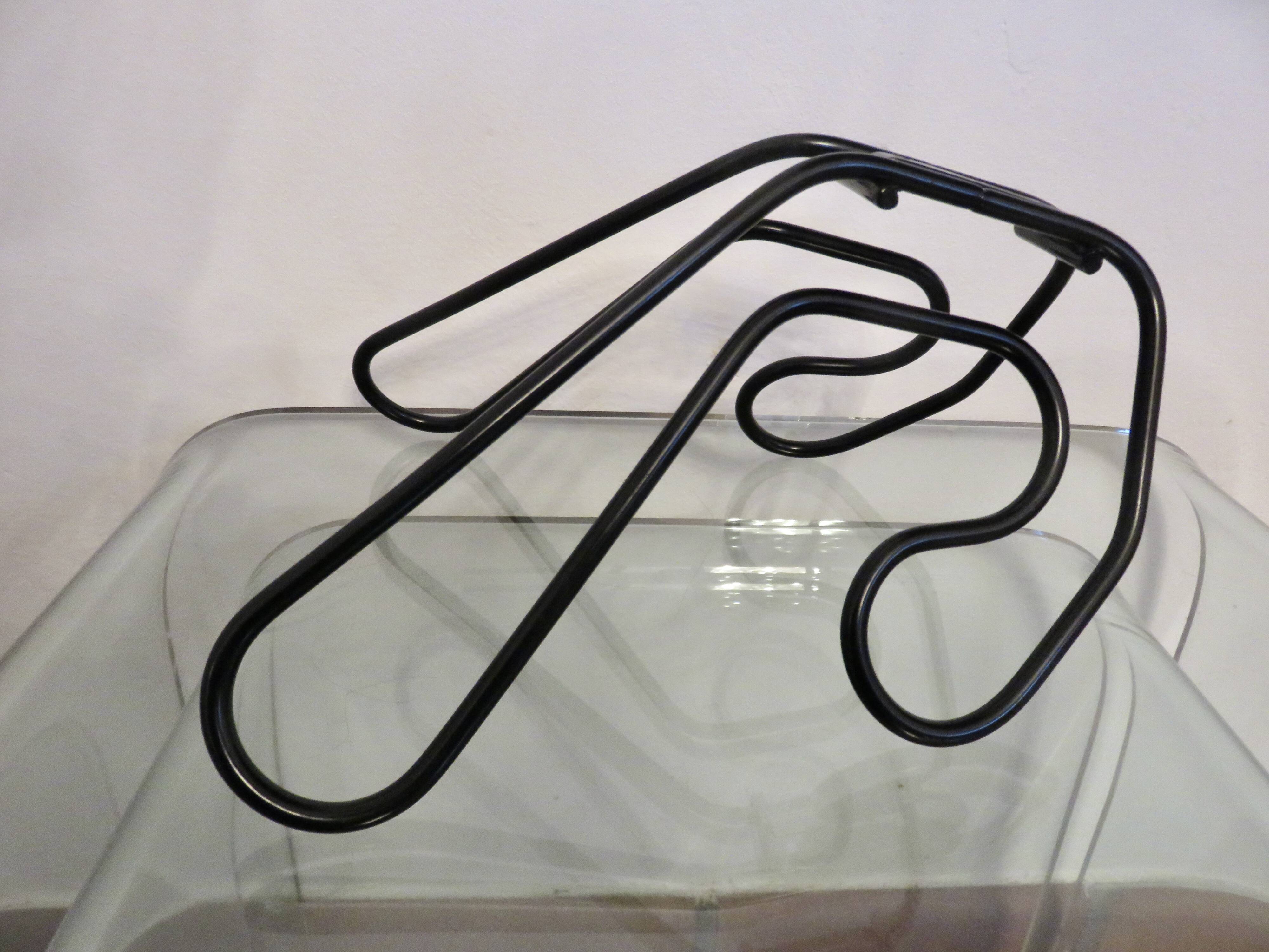 Wall mounted coat rack, Ikea, 4 hooks, 1980, Memphis