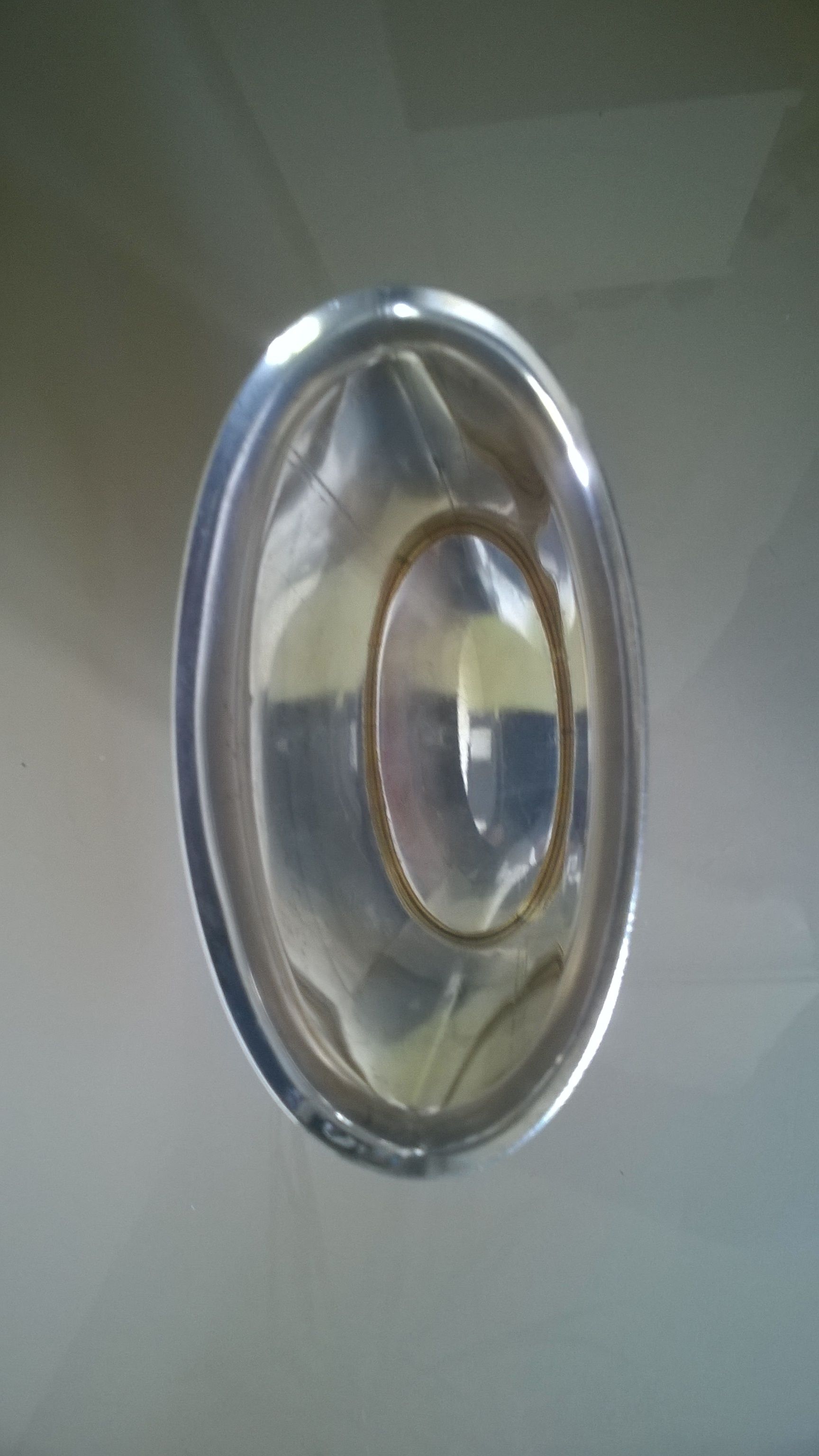 Scandia Present-Sweden silver metal vase- design Gunilla Lindahl c.1970