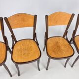 Set of 4 vintage Thonet dining chairs, 1930s