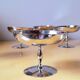 Lot de 6 coupes à glaces/desserts en inox