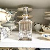 Chiseled crystal whiskey decanter