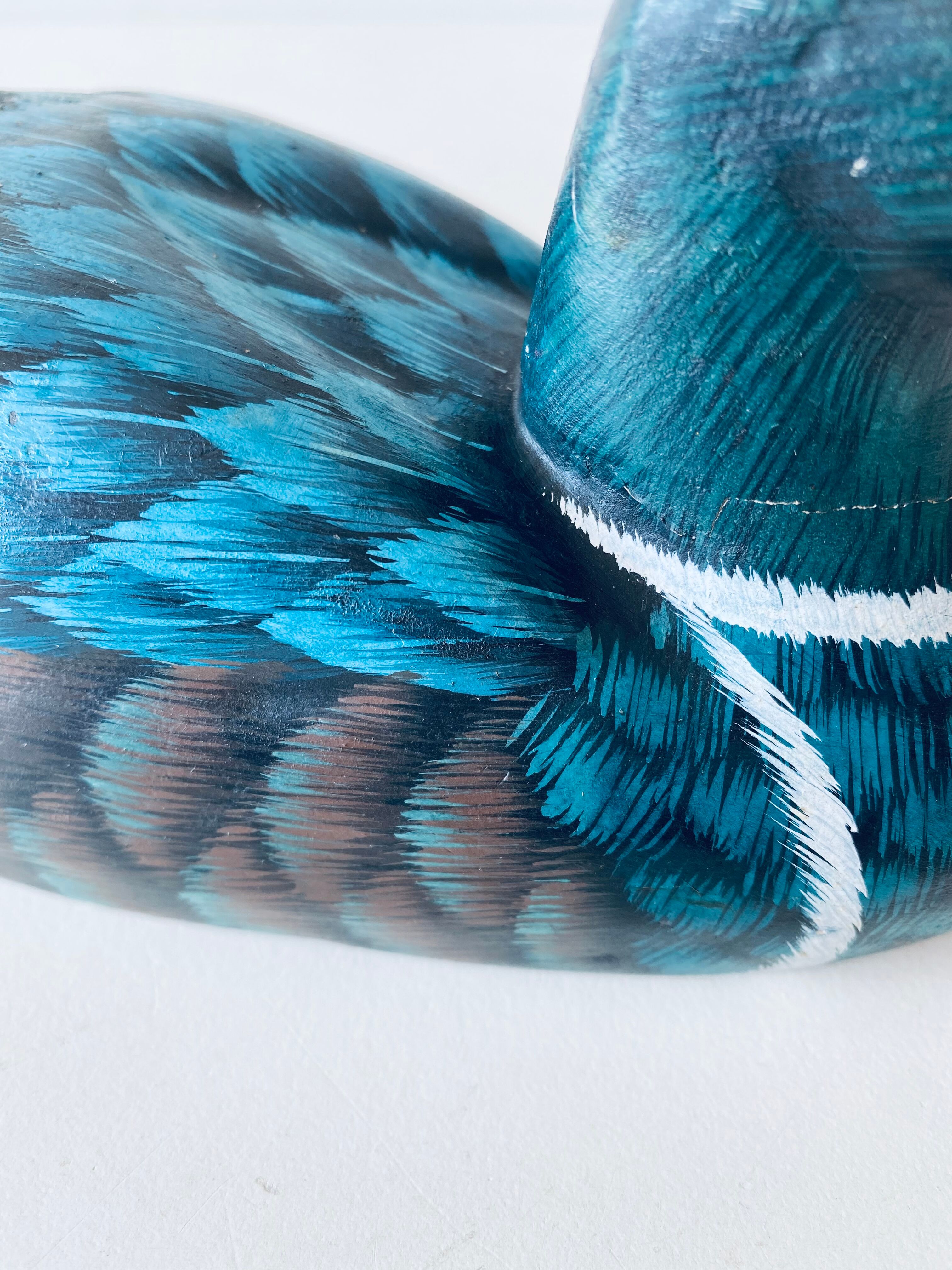 Decorative wooden duck