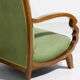Curved art deco lounge chairs, Italy 1930s
