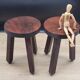 Pair of tripod stools square feet