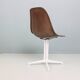 Charles & Ray Eames "La Fonda" Brown Fiberglass Chairs For Herman Miller