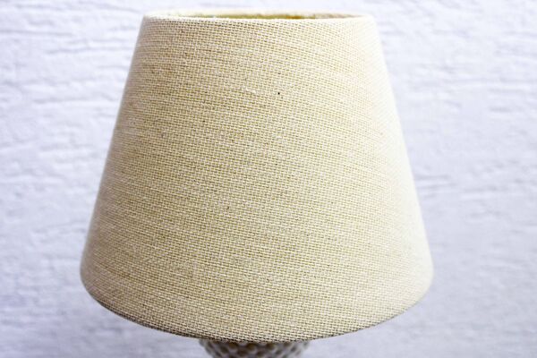 Lampe à poser en verre 1950