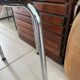 Green formica stool