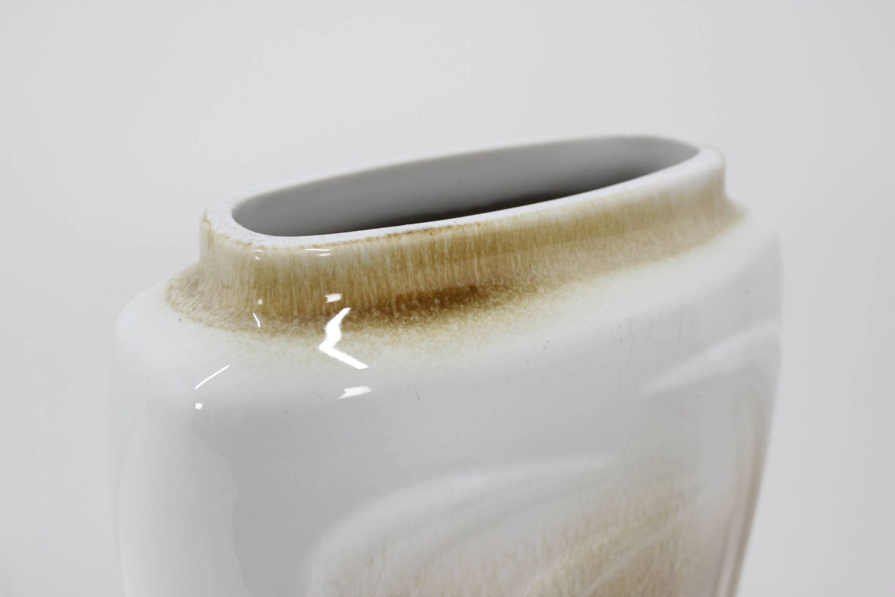 Vase floor ceramic 1960 s