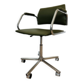 Vintage Olive Desk Chair by Kovona,K-385, Czechoslovakia 1970’s