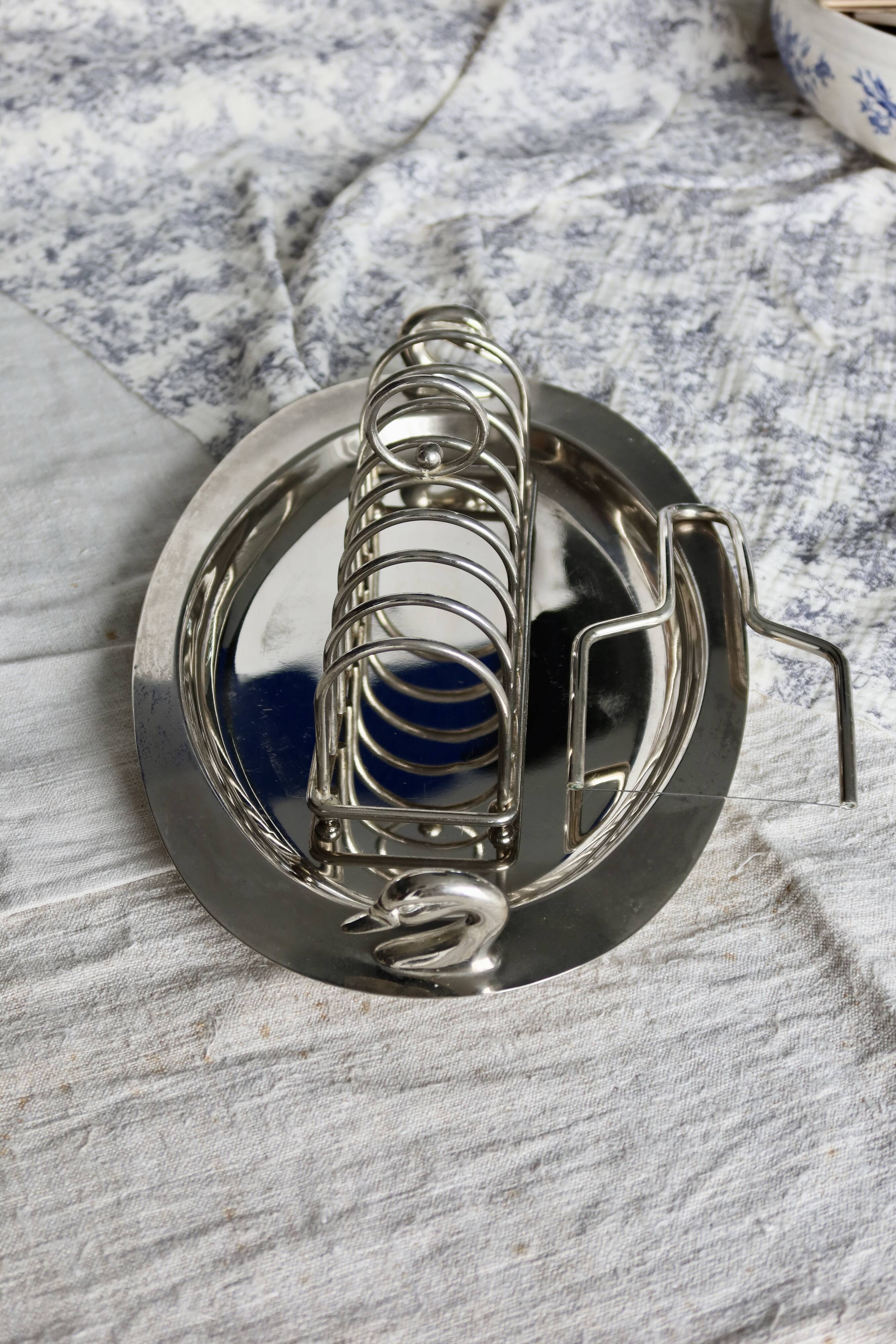 Vintage 3-piece silver-plated foie gras set