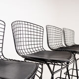 Set of 4 barstools by Harry Bertoia for Knoll, 1980