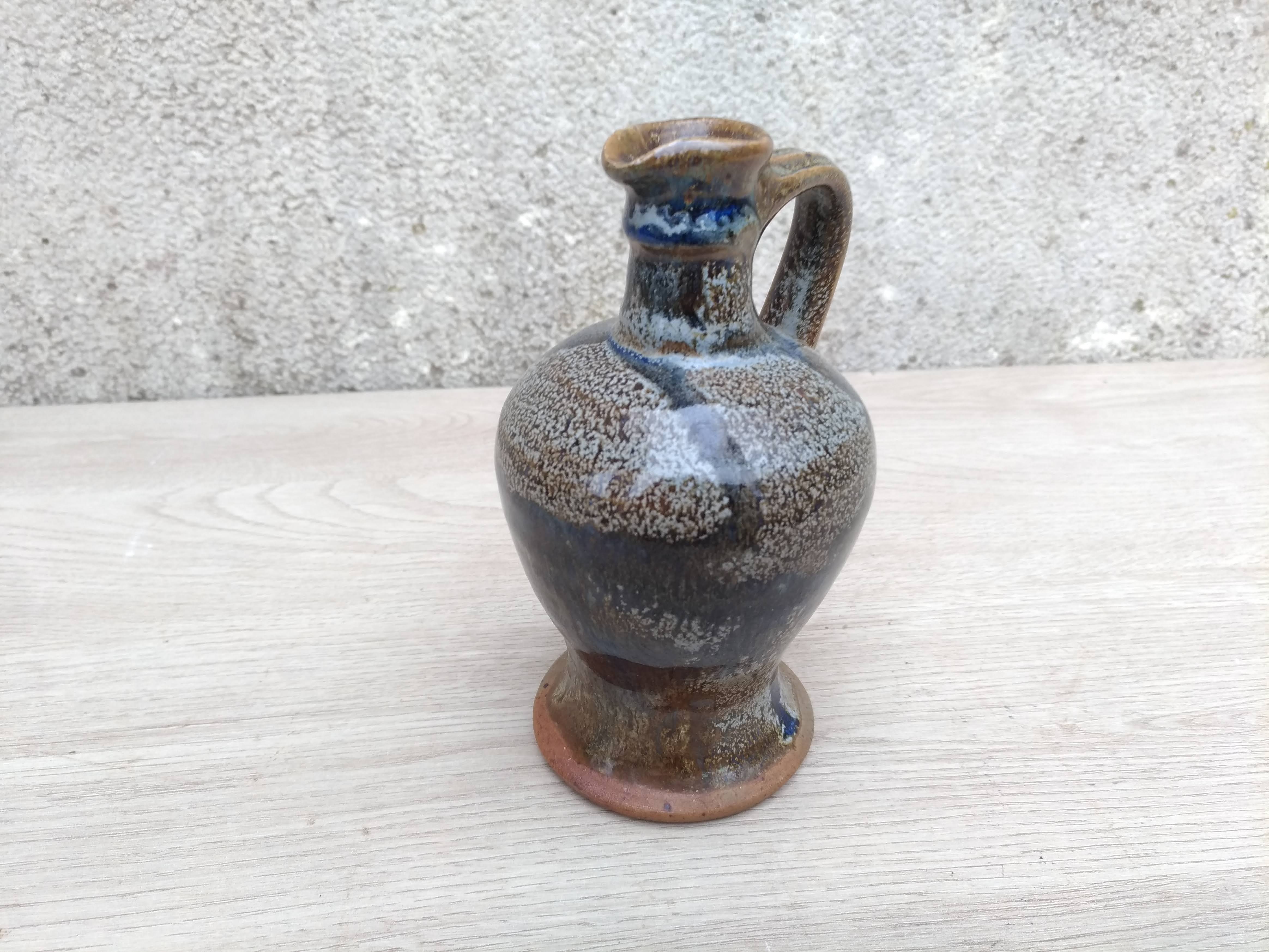 Glazed terracotta pitcher - La Borne