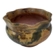 Mini vintage speckled ceramic cache-pot