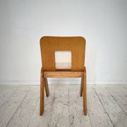 Italian chair in ash and caning by Gigi Sabadin for Stilwood, 1972