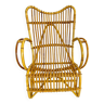 Marlène vintage rattan armchair