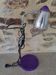 Purple desk lamp