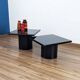 Lot de 2 tables basses gigognes Cidue, années 70