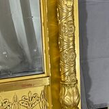 Mirror 212x101 cm empire era early nineteenth, gilding with gold leaf very good condition