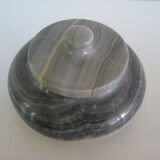 Veined grey marble box