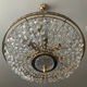 Bronze hot air balloon chandelier and crystal tassels