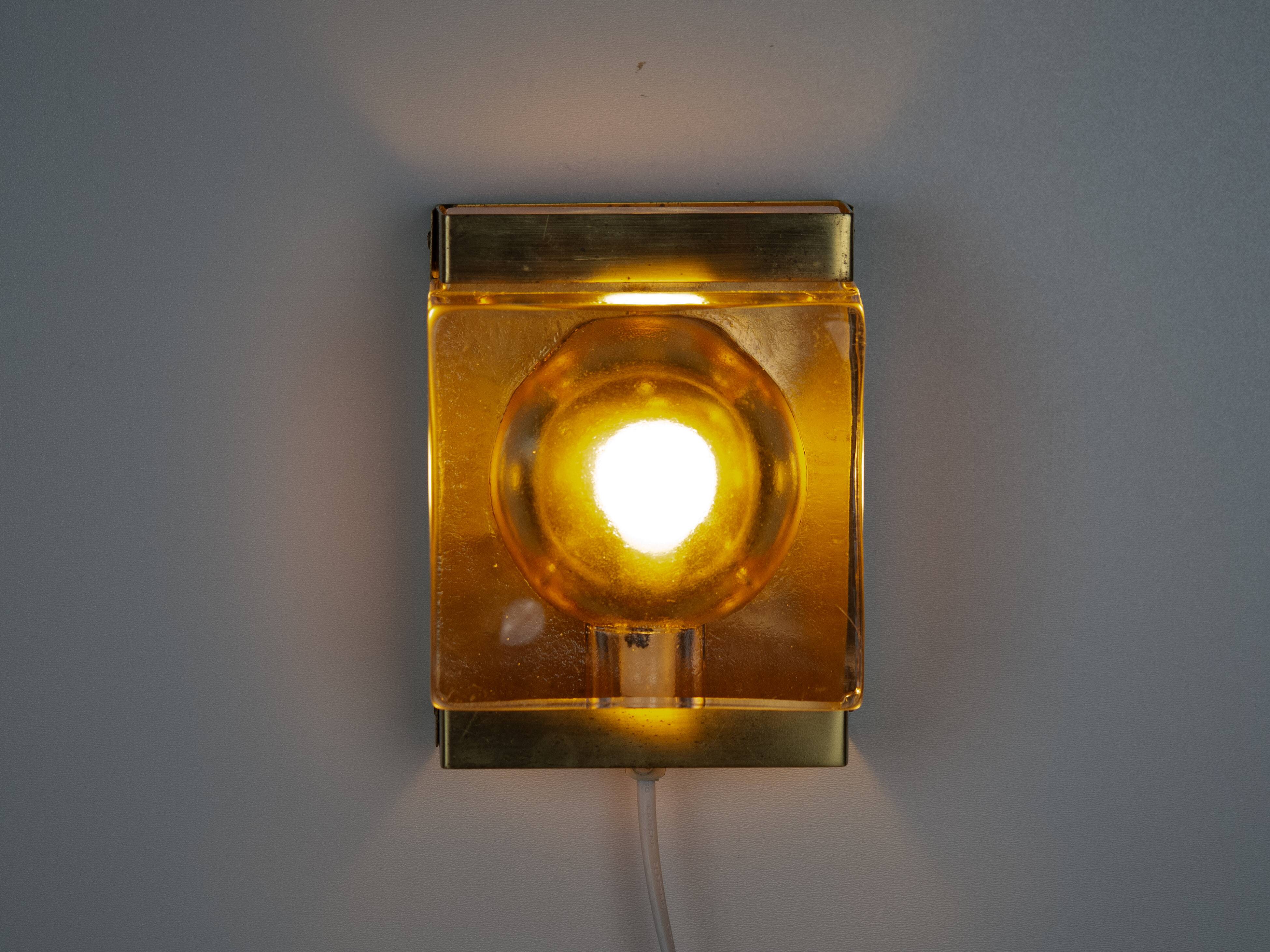 Pair of 2 Vitrika  Maritim wall lamps from 1960s