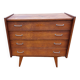 Vintage 50s Chest of Drawers with Compass Legs