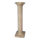 Neoclassical wooden column with marble-effect paint, early 20th century