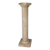 Neoclassical wooden column with marble-effect paint, early 20th century