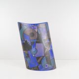 Postmodern vase by Steuler design, 80s ceramic vase