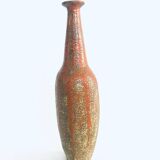 Mid-century Studio Pottery Tall Thick Glazed Vase, 1960s