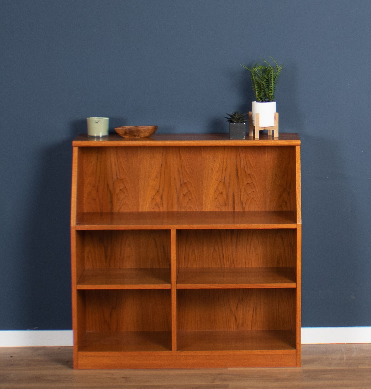 Retro teak 1960s g plan bookcase storage cabinet