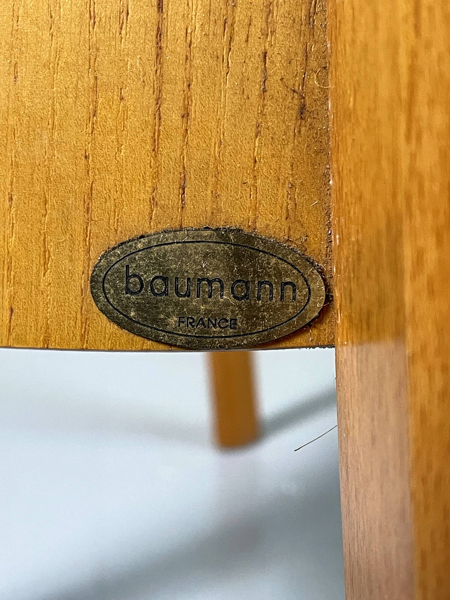 Paire de fauteuils Baumann, France 1980