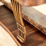Pearwood Vanity Table with Mirror, 1900s