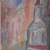 Maurice Utrillo: July 14th Wine, original signed engraving