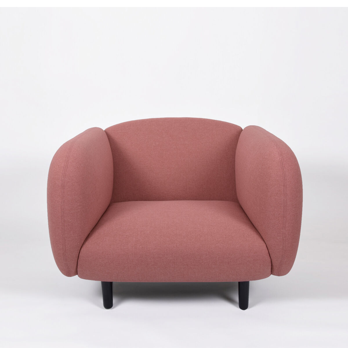Moira armchair pink fabric ENO studio