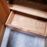 Vintage elm sideboard by Maison Regain editions