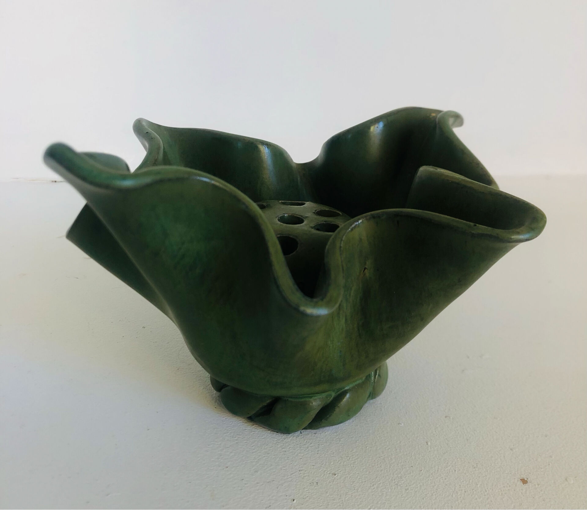 Vase mouchoir pique fleur