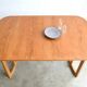 Danish table with 2 extensions, 165cm