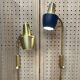PAIRE D'APPLIQUES 1950 DESIGN SCANDINAVE.