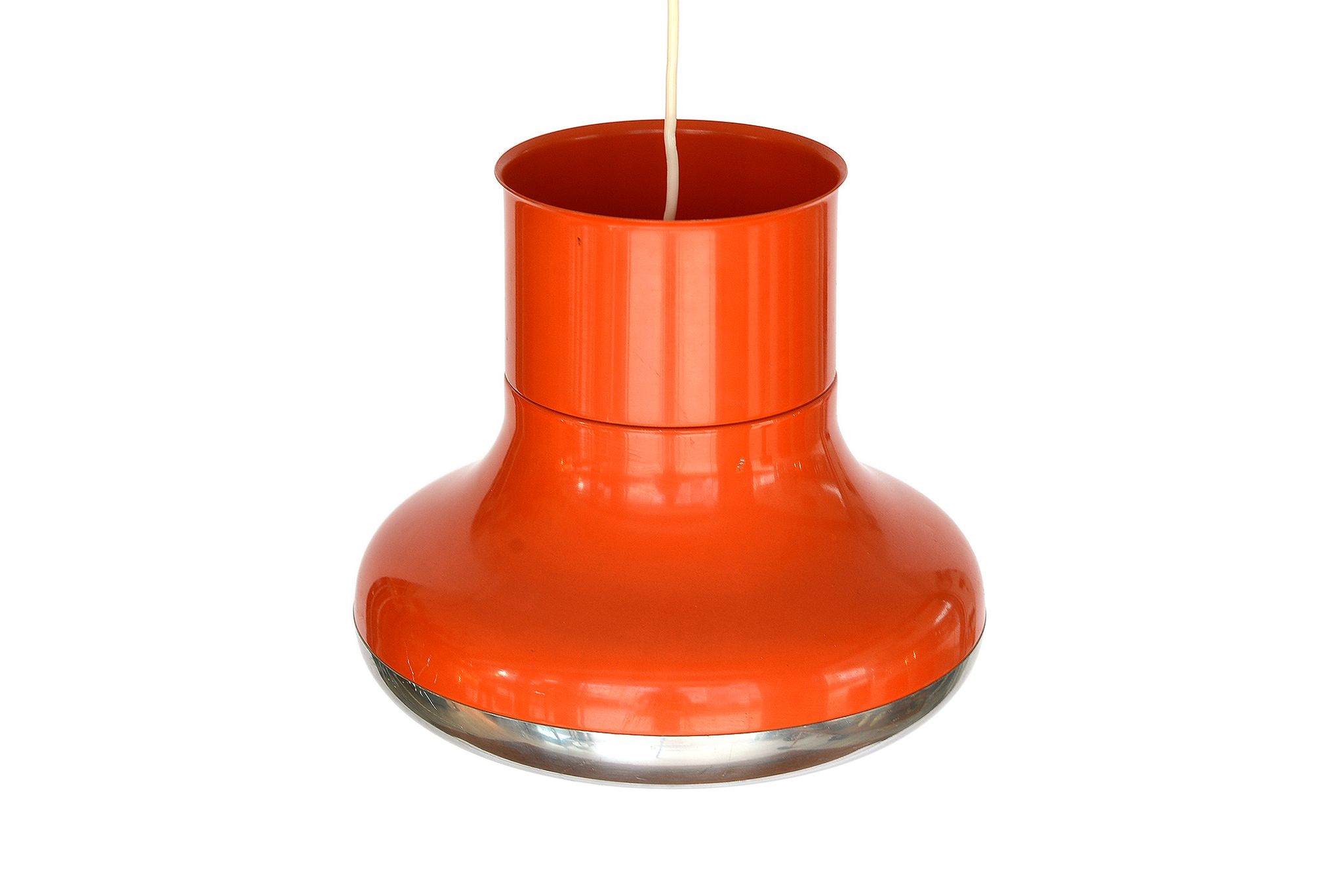 Suspension orange "Fluga" par Hemi Suède des années 1970