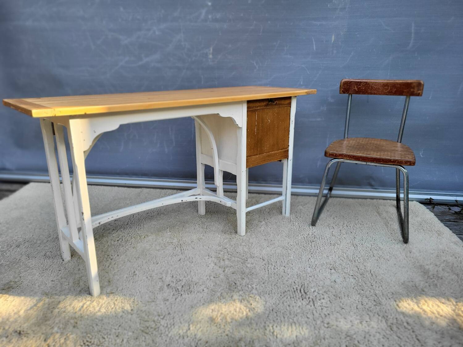 Bureau enfant Baumann et chaise Bauhaus