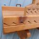 Antique carved wooden wall shelf