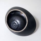 old ceramic and asymmetrical wood pipe ashtray