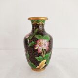 Chinese partitioned vase 10.3 cm
