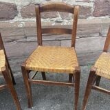 Set of 4 bistro chairs from the 1920s