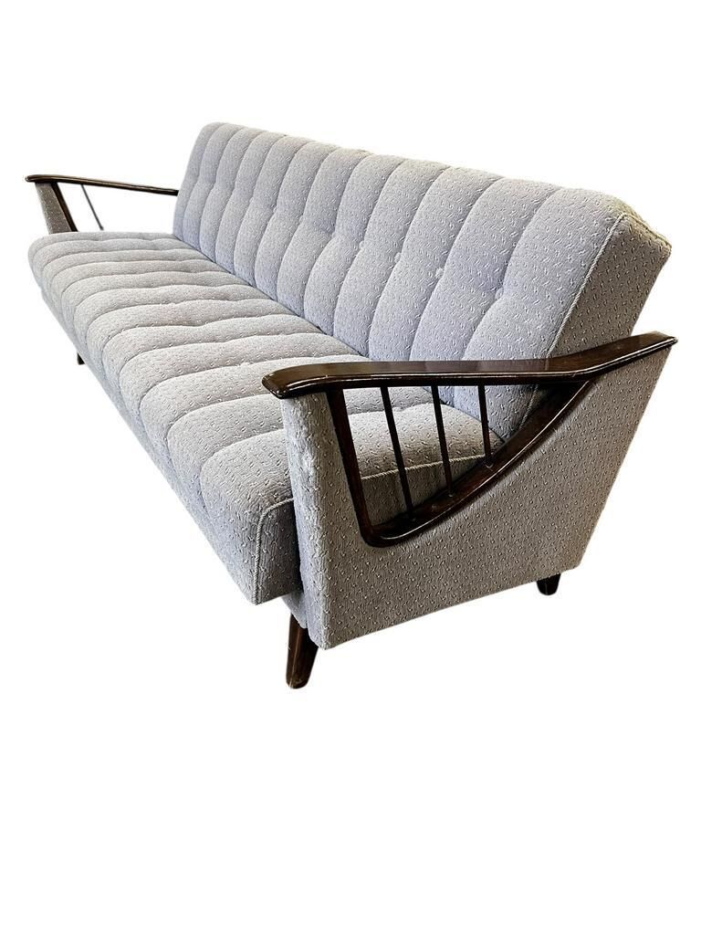 Grey vintage sofa / sofa / bed