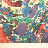 Aflred manessier, country joy, 1975. original signed lithograph