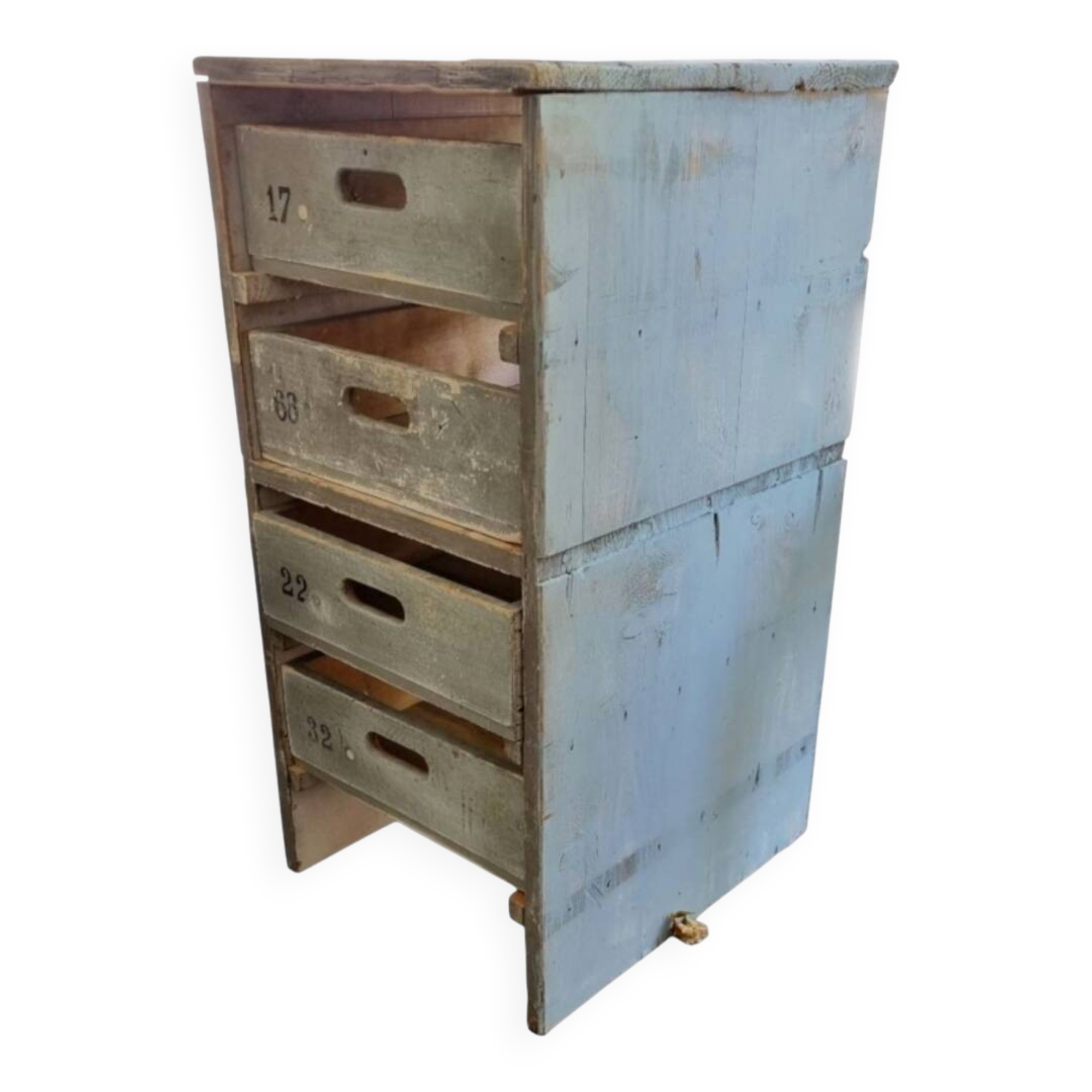 Craft cabinet with drawers