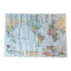 Tres grande planisphère Foldex - carte du monde en couleurs 104x74cm